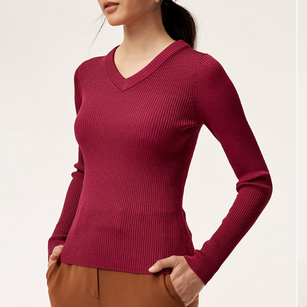 Babaton V- Neck Sweater